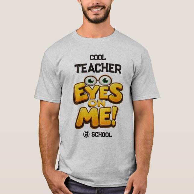 Camiseta Custom Photo Teacher Gifts  Personalized by School (Anverso)