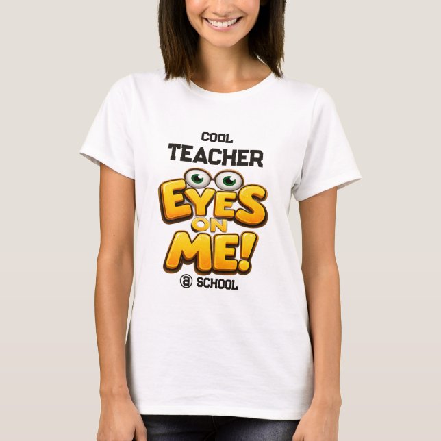 Camiseta Custom Photo Teacher Gifts  Personalized by School (Anverso)