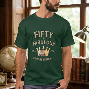 Camiseta Custom Photo Unisex T-Shirt with Date