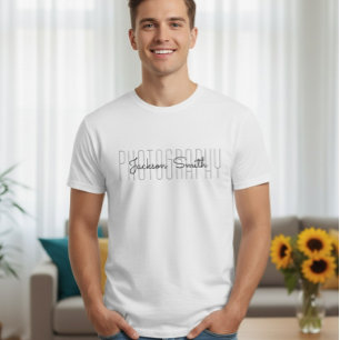 Camiseta Custom Photographer Shirt, Personalized