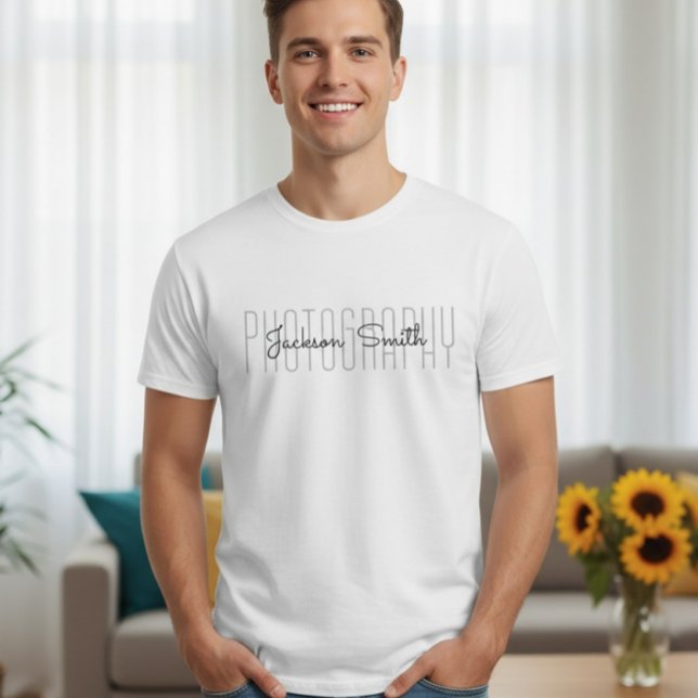 Camiseta Custom Photographer Shirt, Personalized  (Subido por el creador)