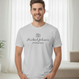 Camiseta Custom Photographer Shirt, Personalized Comfort