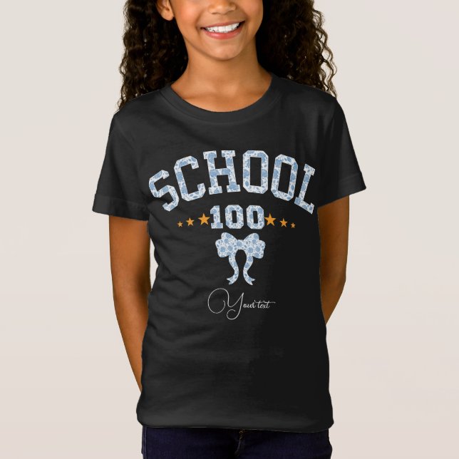 Camiseta Custom Senior Class Of 2026 Graduation Blue Floral (Anverso)