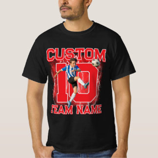 Camiseta Custom senior soccer player, team name & number