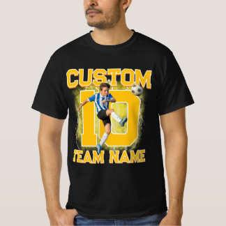 Camiseta Custom senior soccer player, team name & number