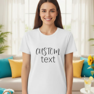 Camiseta Custom Shirt, Gift for Her, Women's V-Neck Shirt