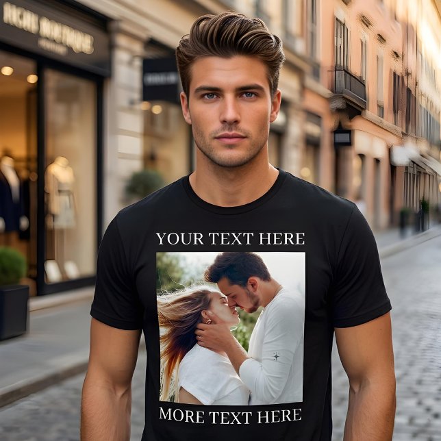 Camiseta Custom Text and Photo (Subido por el creador)