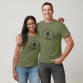 Camiseta Custom Unisex Family Reunion Fatigue Green Basic