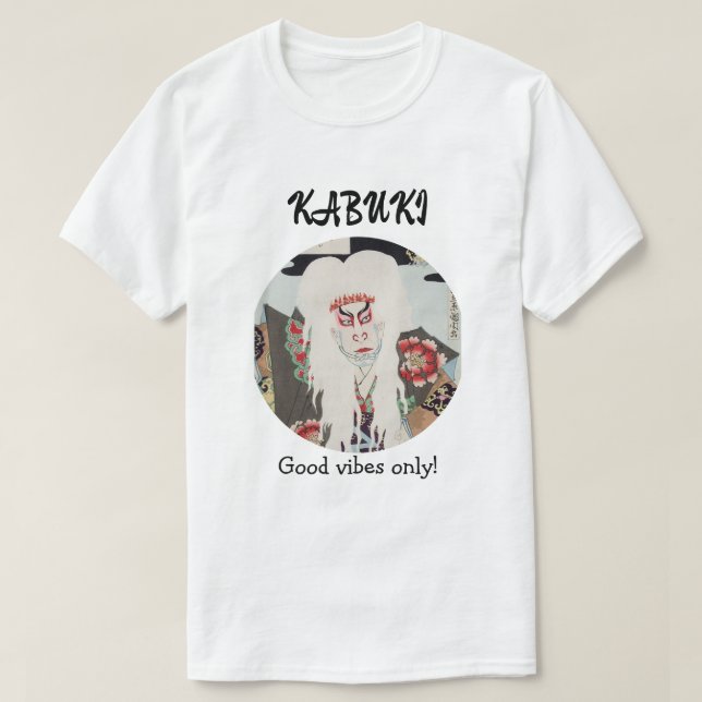 Camiseta Custom Vintage Aesthetic Japanese Kabuki Theater (Diseño del anverso)