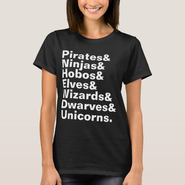 Camiseta Custom Word List (Anverso)