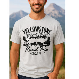 Camiseta Custom Yellowstone Road Trip 2025 Family Shirt