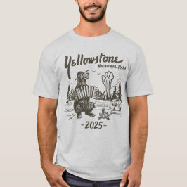Camiseta Custom Yellowstone Road Trip 2025 Family Shirt