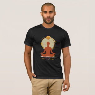 Camiseta Custom Zen Papá Mi Paz Mi Fuerza Boho Mandala