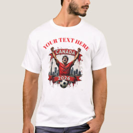 Camiseta Customisable Canada Soccer Football Team Supporter