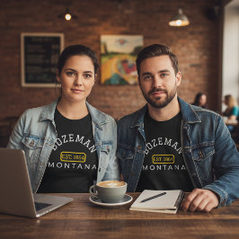 Camiseta Customizable Arched City/Town/State Pride