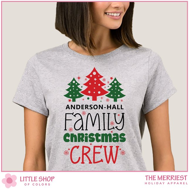 Camiseta Customizable Family Christmas Crew (Subido por el creador)