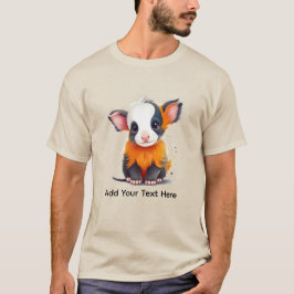 Camiseta Customizable Funny Baby Cow