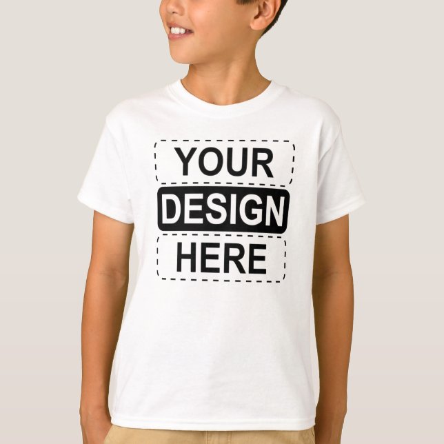 Camiseta Customizable Graphic T-Shirt | Your Design Here |  (Anverso)