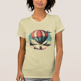 Camiseta Customizable Vintage Hot Air Balloon Tote Bag 