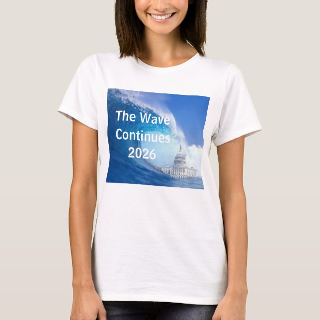 Camiseta Customize Blue Wave Election 2026 (Anverso)