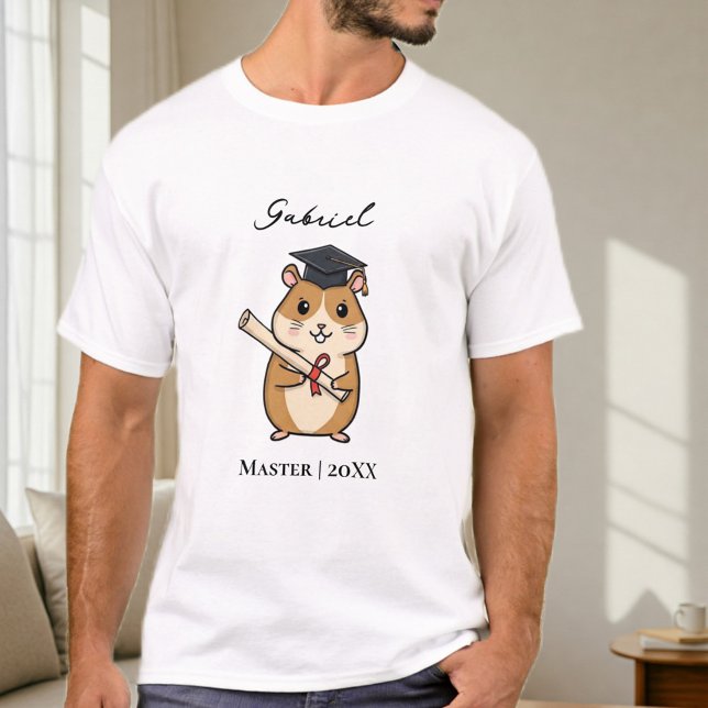 Camiseta Customized T-shirt for master's graduation, gift (Subido por el creador)