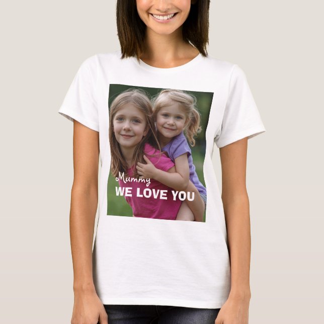 Camiseta Customized with 2 and text (Anverso)