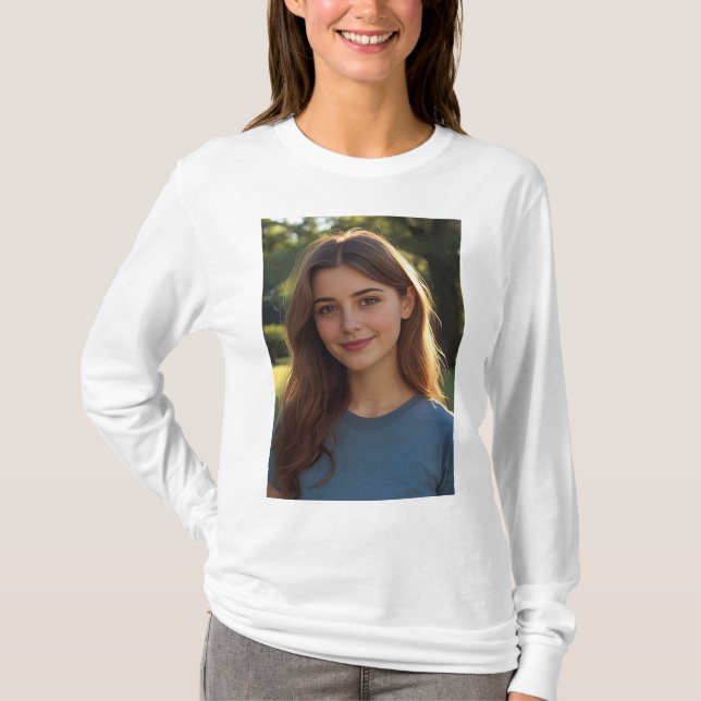 Camiseta Customized with two photos (Anverso)