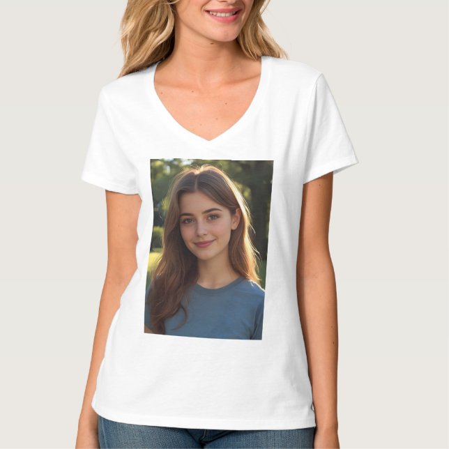 Camiseta Customized with two photos (Anverso)