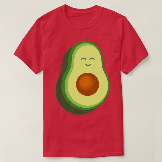 Camiseta Cuta aguacate Feliz Día Nacional del Aguacate (Diseño del anverso)
