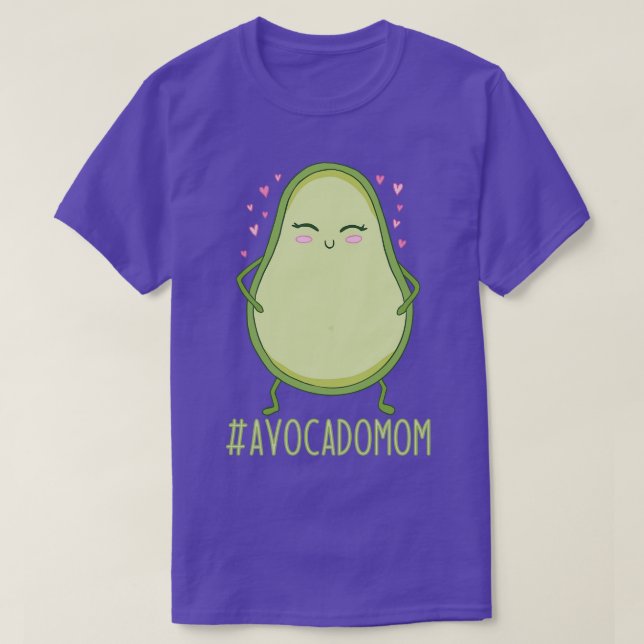 Camiseta Cuta Aguacate Mamá Vegan Aguacate Lover (Diseño del anverso)
