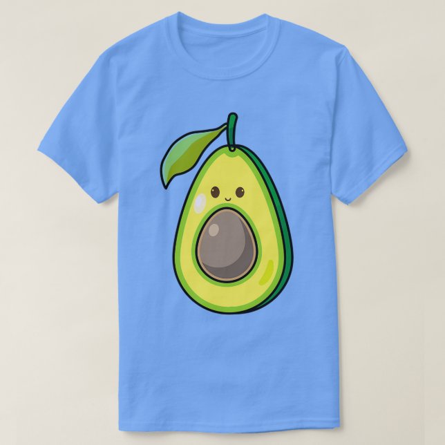 Camiseta Cuta de aguacate verde (Diseño del anverso)
