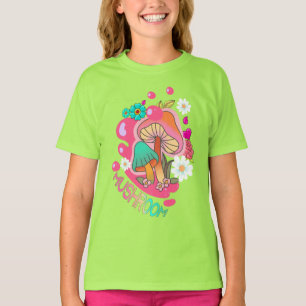 Camiseta Cuta de champiñón colorida