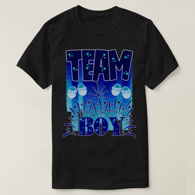 Camiseta Cuta de Fiesta de revelación de género de Invitaci (Diseño del anverso)