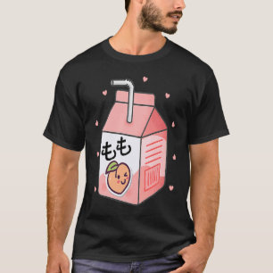 Camiseta Cuta de la caja de jugo estético Otaku japonesa de