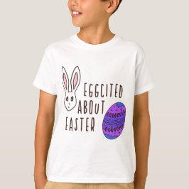 Camiseta Cuta De Pascua Eggociada Sobre Cita De Pascua Grac