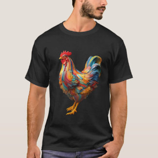 Camiseta Cuta De Pollo Para Hombres Mujeres Animal