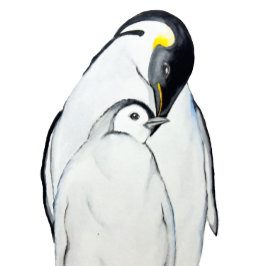 Camiseta Cuta familia de los pingüinos emperadores T-Shirt