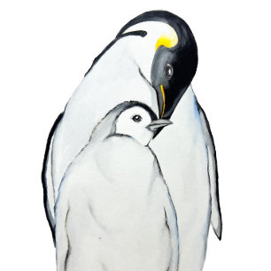 Camiseta Cuta familia de los pingüinos emperadores T-Shirt