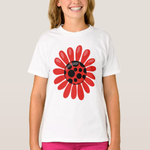 Camiseta Cuta Happy Easter lady insecto de diseño unicornio