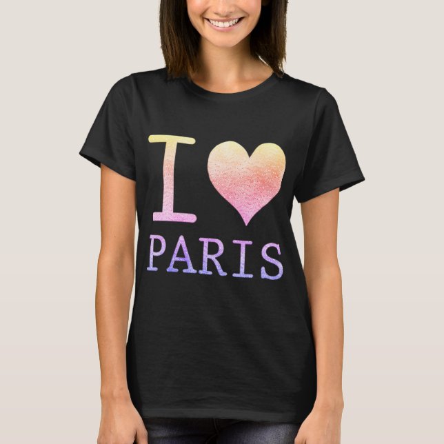 Camiseta Cuta me encanta París (Anverso)