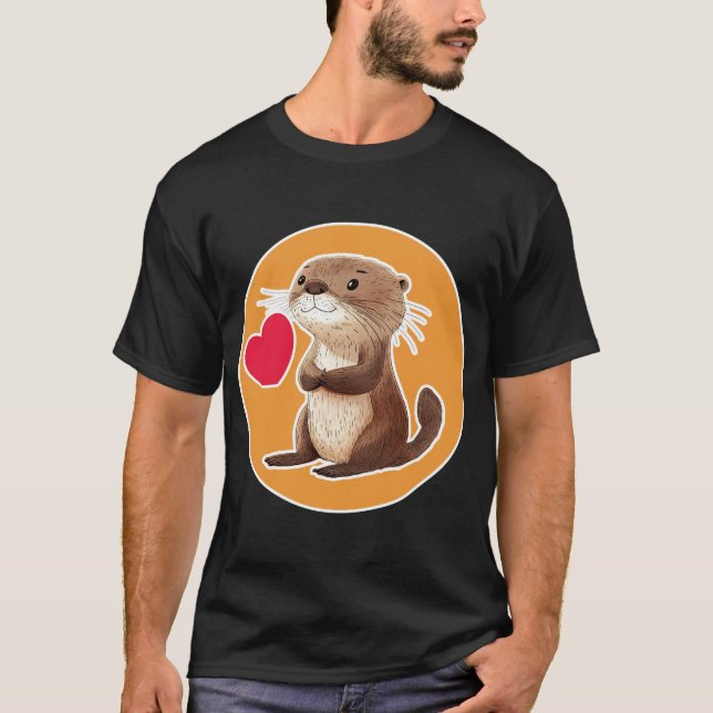 Camiseta Cuta Otter (Anverso)