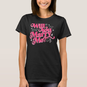 Camiseta Cuta propuesta matrimonial me casan preguntas sorp