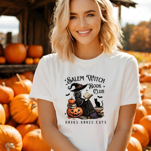 Camiseta Cuta Vintage Witch Book Club