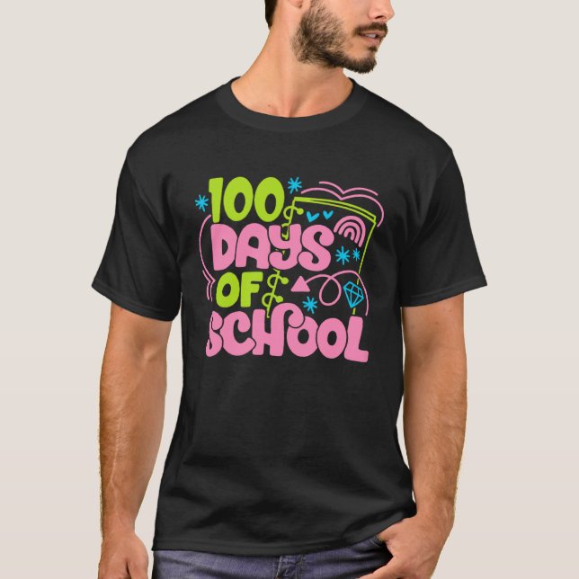 Camiseta Cute 100 Days of School 100th Magical School Day T (Anverso)