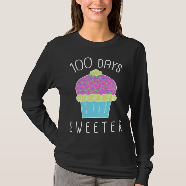 Camiseta Cute 100th Day of School For Teachers and Students (Anverso)