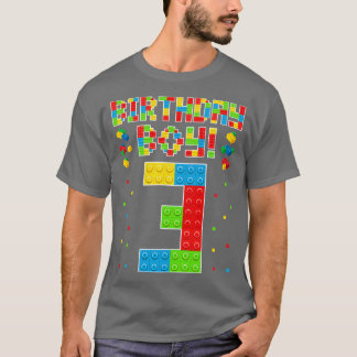 Camiseta Cute 3º cumpleaños Niños de 3 años de edad que con