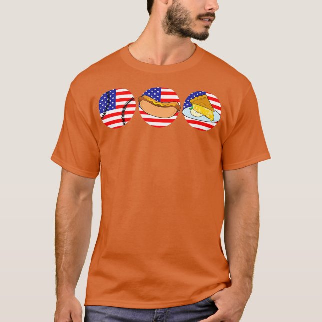 Camiseta Cute 4 de Julio Familia de Pie de Apple para Perro (Anverso)