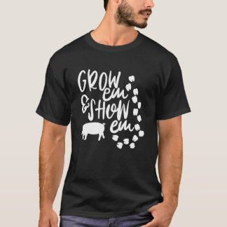 Camiseta Cute 4-H FFA Grow Em