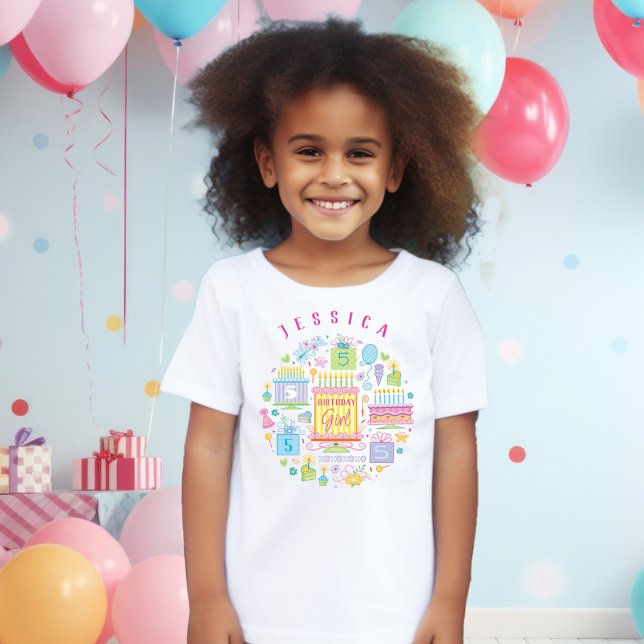 Camiseta Cute 5º cumpleaños (Subido por el creador)