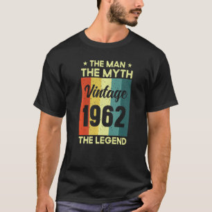 Camiseta Cute 60 cumpleaños El hombre el mito la leyenda
